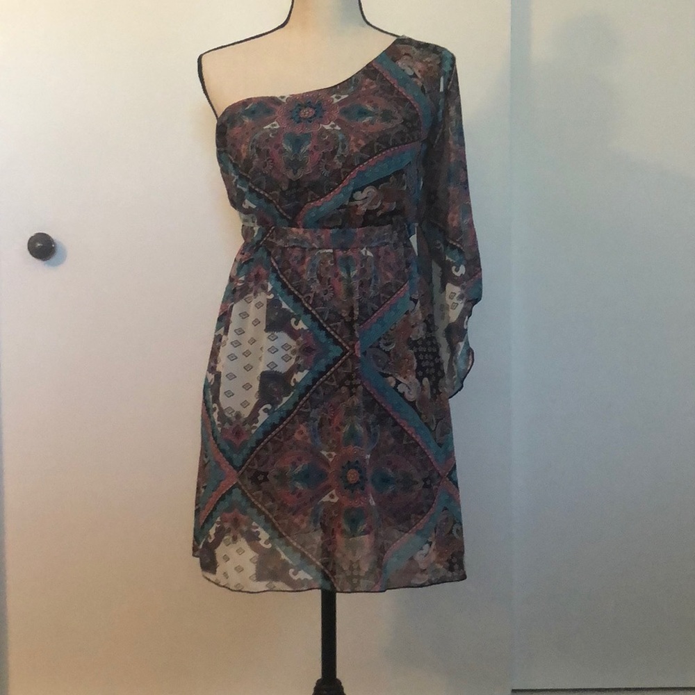 Sold One shoulder dress